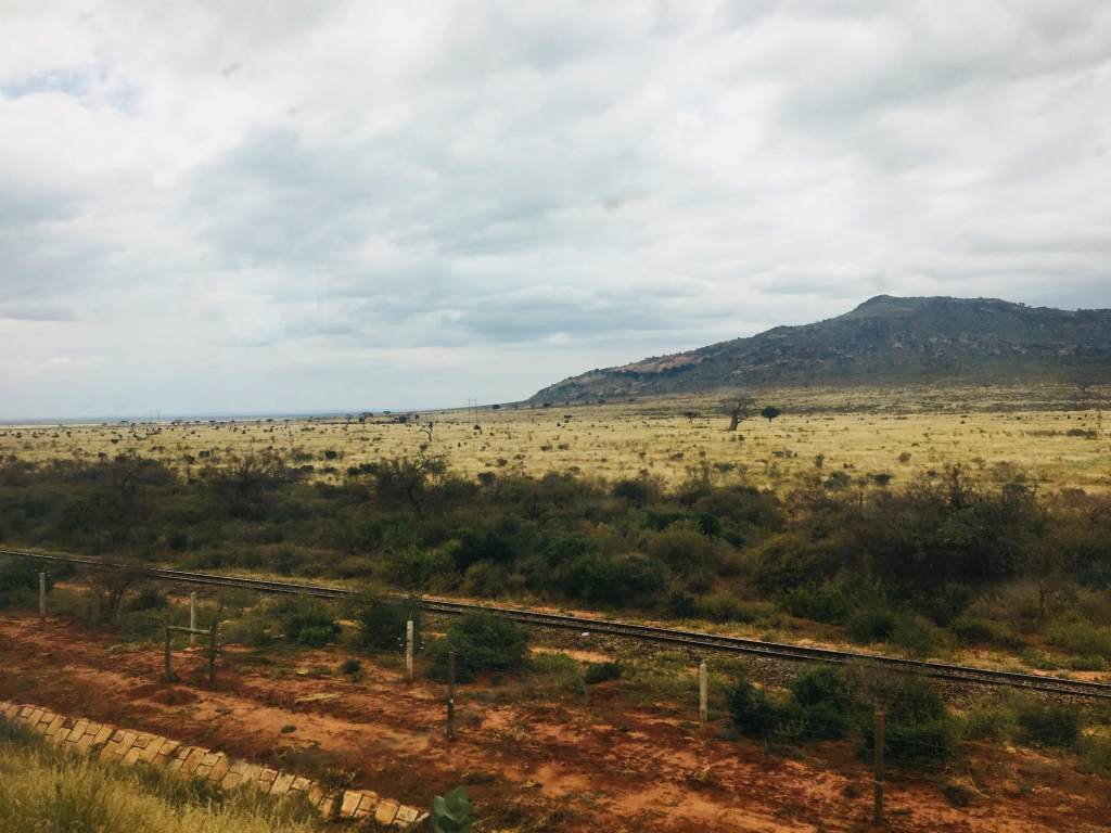 On the Train in&nbsp;Kenya